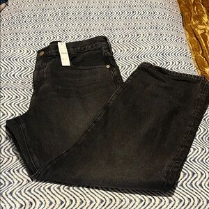 J. Crew Black Straight Leg Jeans